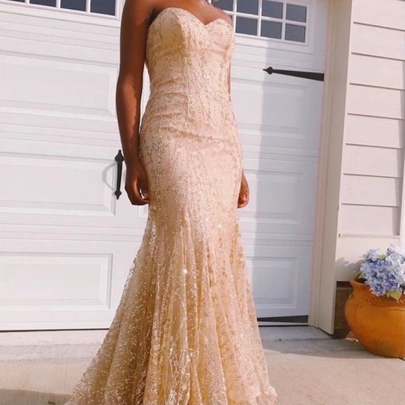 Ellie Wilde Prom Mermaid Dress EW118068 - Picture 3 of 12